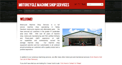 Desktop Screenshot of motorcyclemachineshopservices.com